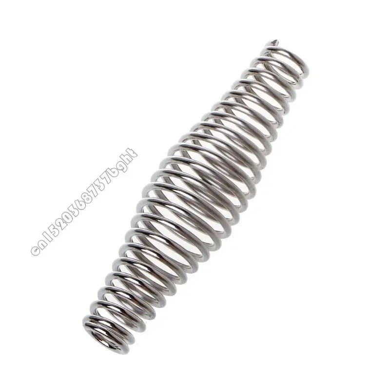 Length 110mm Stainless Steel Conical Compression Spring For BBQ Supplies Heavy Duty for Touch Stove Handle Grip 4XFB
Length 110mm Stainless Steel Conical Compression Spring For BBQ Supplies Heavy Duty for Touch Stove Handle Grip 4XFB