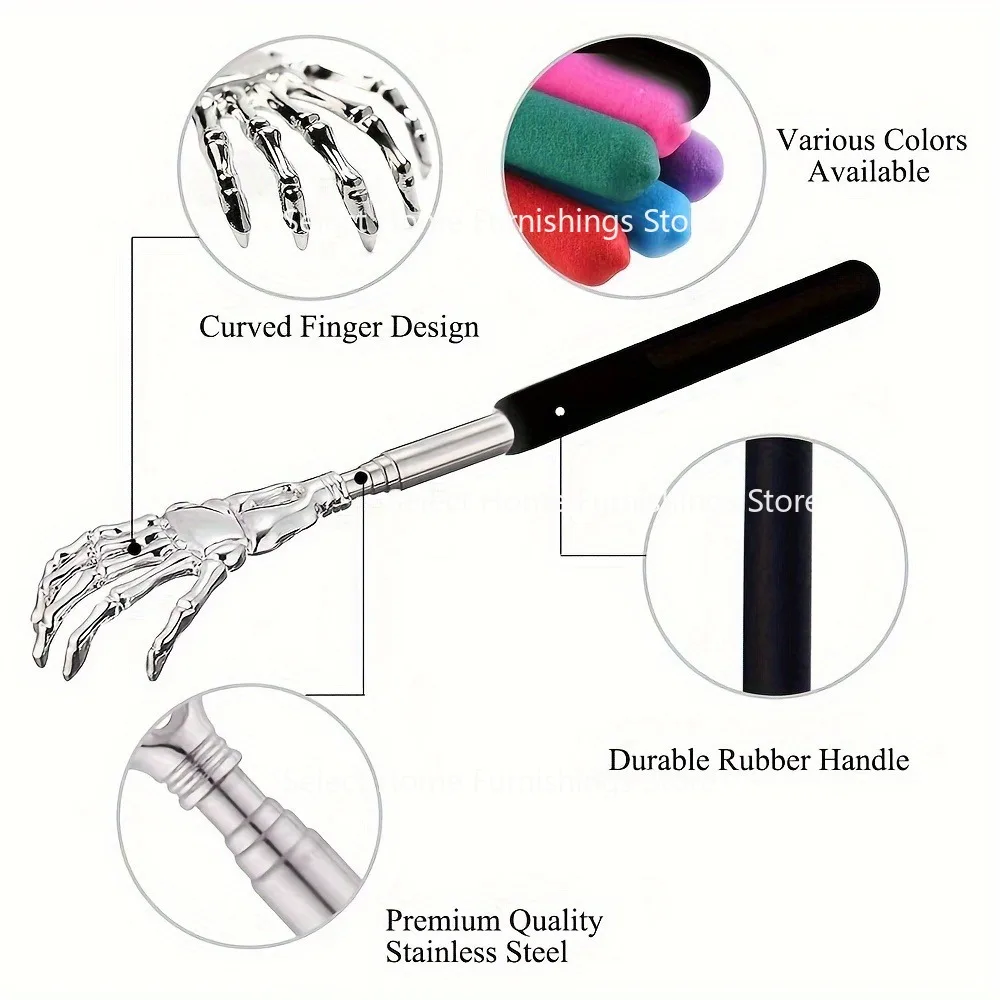 Подходит для людей и домашних животных, расширяемый массажер для спины, портативное скребковое устройство, телескопический тип из нержавеющей стали.
Подходит для людей и домашних животных, расширяемый массажер для спины, портативное скребковое устройство, телескопический тип из нержавеющей стали.