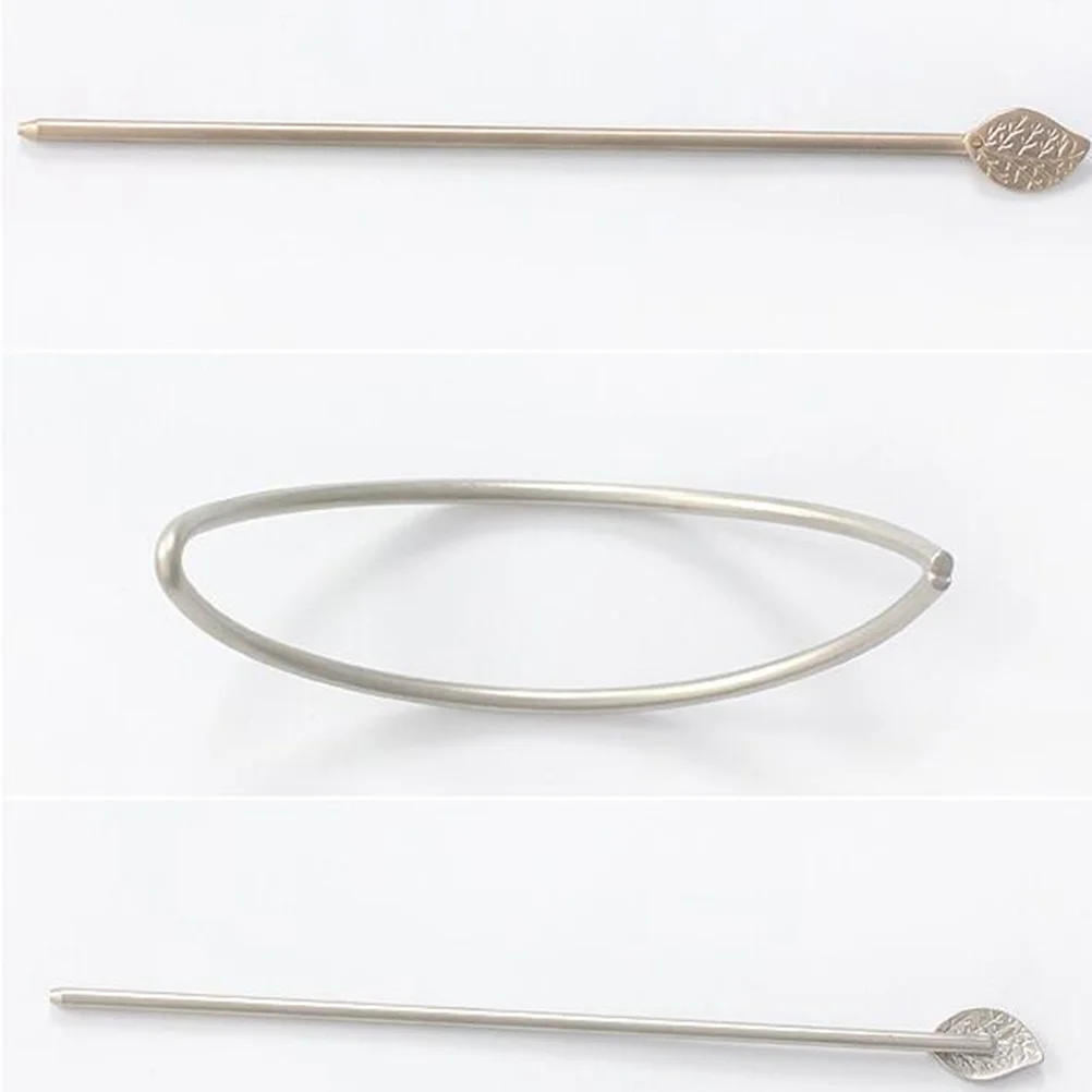 3 Pcs Hair Ties for Girls Gold Accessories Metal Hairclip Hollow-out Stick Bobby Pins Women
3 Pcs Hair Ties for Girls Gold Accessories Metal Hairclip Hollow-out Stick Bobby Pins Women