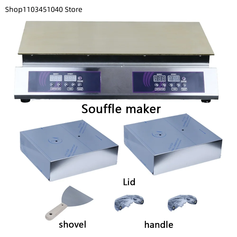 Двуглавая машина для суфле 110 В/220 В, коммерческая машина для суфле с цифровым дисплеем, мягкая японская машина для блинов-суфле
Двуглавая машина для суфле 110 В/220 В, коммерческая машина для суфле с цифровым дисплеем, мягкая японская машина для блинов-суфле