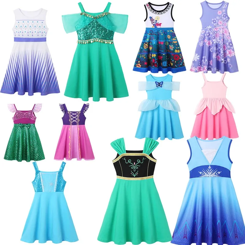 XT8Girls Summer Casual Mermaid Dress One-Shoulder Sling Short Sleeve Cosplay Princess Costume Vest 2-10 Years Summer CasualXT6@!
XT8Girls Summer Casual Mermaid Dress One-Shoulder Sling Short Sleeve Cosplay Princess Costume Vest 2-10 Years Summer CasualXT6@!