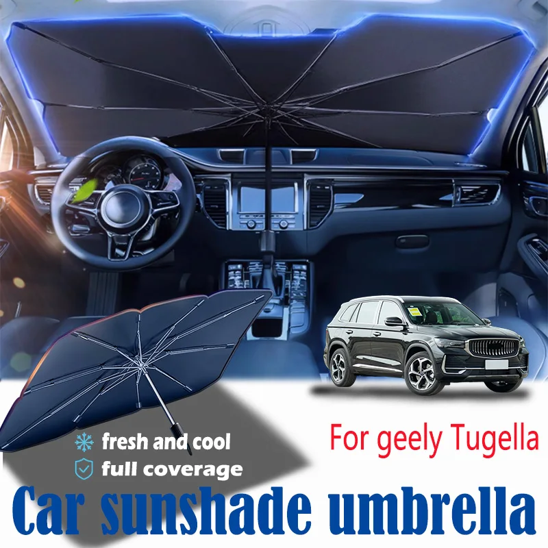 For geely Tugella front windshield panel, sun visor, summer accessories, heat insulation, sun shading, and sun protection
For geely Tugella front windshield panel, sun visor, summer accessories, heat insulation, sun shading, and sun protection