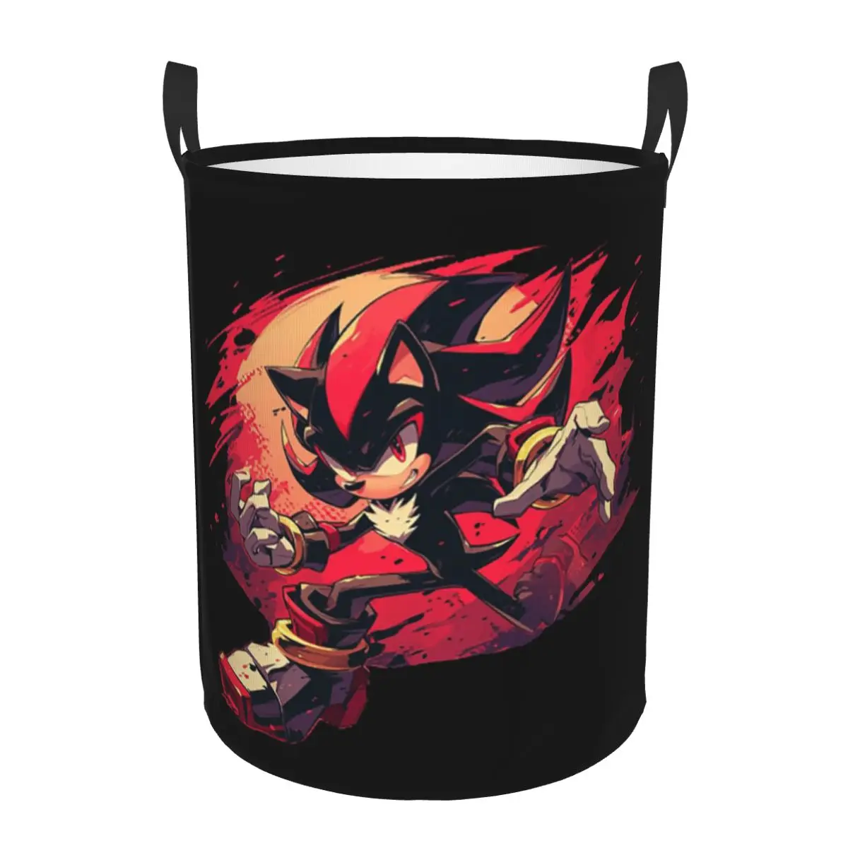 Custom S-Soniced Anime Laundry Basket Foldable Hedgehogs Video Game Clothes Hamper for Toys Storage Bin
Custom S-Soniced Anime Laundry Basket Foldable Hedgehogs Video Game Clothes Hamper for Toys Storage Bin