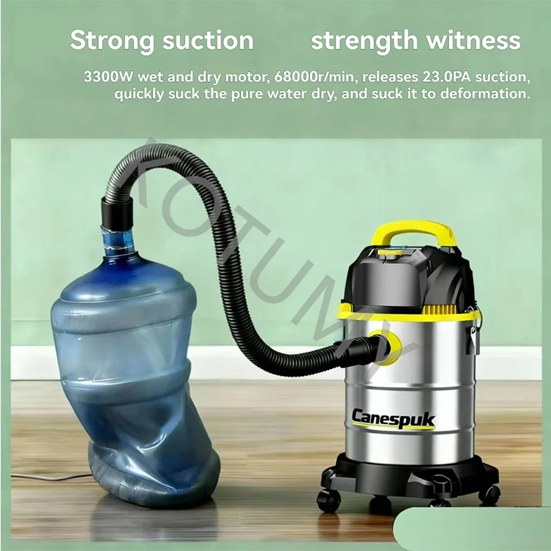 Hotel, shopping mall, warehouse, car wash, industrial vacuum cleaner, electric vacuum cleaner, 3000W wet dry dual-use
Hotel, shopping mall, warehouse, car wash, industrial vacuum cleaner, electric vacuum cleaner, 3000W wet dry dual-use