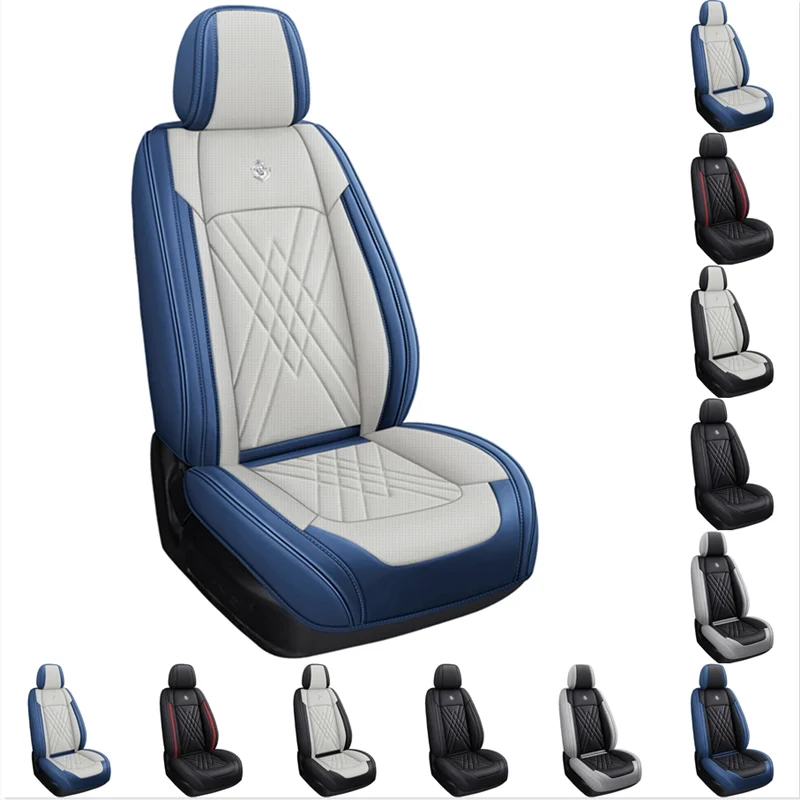 5-Seats Car Seat Cover Full Set Universal Deluxe Cushion PU Leather Protectors Waterproof For Jaguar XJL E-Pace XE X760 F-Pace
5-Seats Car Seat Cover Full Set Universal Deluxe Cushion PU Leather Protectors Waterproof For Jaguar XJL E-Pace XE X760 F-Pace