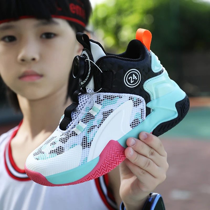 2024 Hot Selling Children's Basketball Shoes Comfortable Teenage Trainers Boy Children Brand Shoes Mesh School Girls Shoes
2024 Hot Selling Children's Basketball Shoes Comfortable Teenage Trainers Boy Children Brand Shoes Mesh School Girls Shoes
