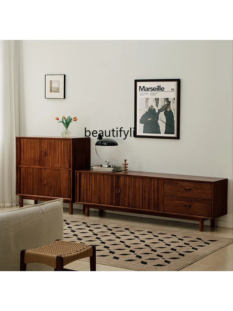 Nordic Mid-Ancient Solid Wood Dining Side Teak Shutter Sliding Door Locker Retro Storage Entrance Cabinet
Nordic Mid-Ancient Solid Wood Dining Side Teak Shutter Sliding Door Locker Retro Storage Entrance Cabinet