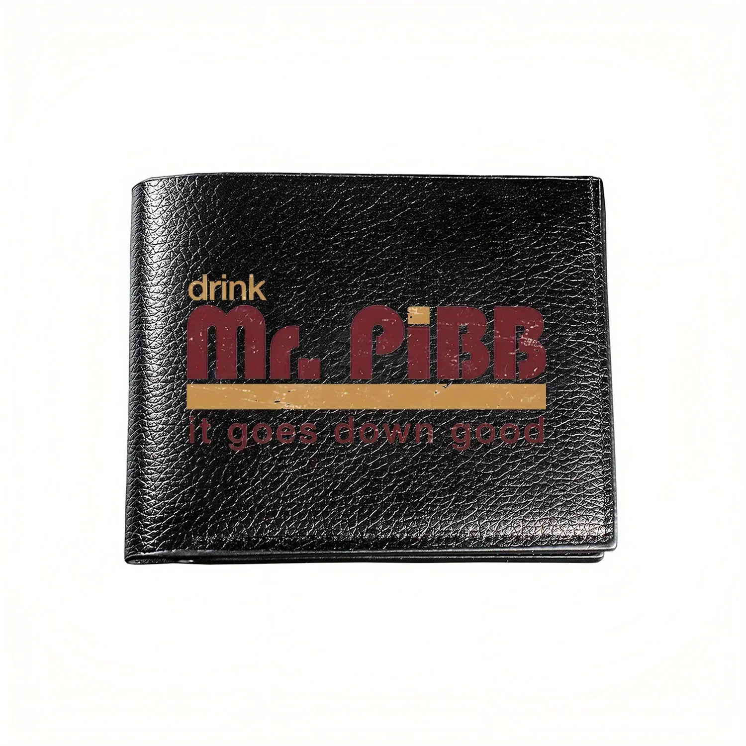 Drink Mr. Pibb It Goes Down Good Business Мужской повседневный элегантный простой практичный качественный кошелек Стильный графический креативный принт
Drink Mr. Pibb It Goes Down Good Business Мужской повседневный элегантный простой практичный качественный кошелек Стильный графический креативный принт
