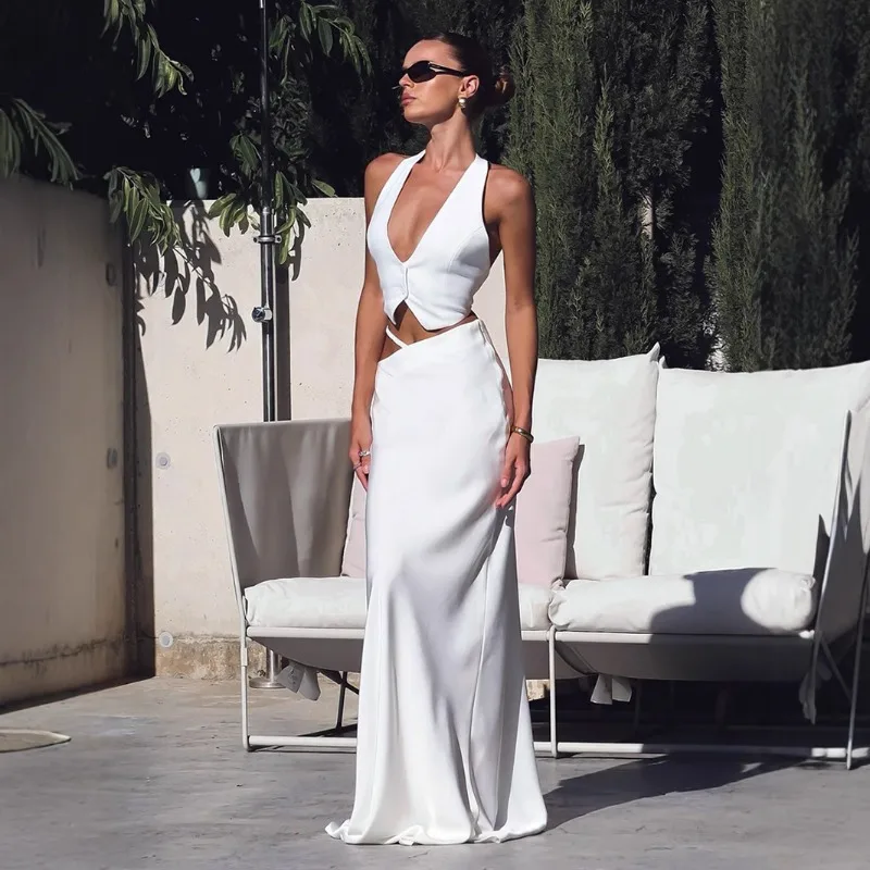 Solid color long skirt for spring and summer 2025, comfortable and soft temperament, slim fit long skirt for women
Solid color long skirt for spring and summer 2025, comfortable and soft temperament, slim fit long skirt for women