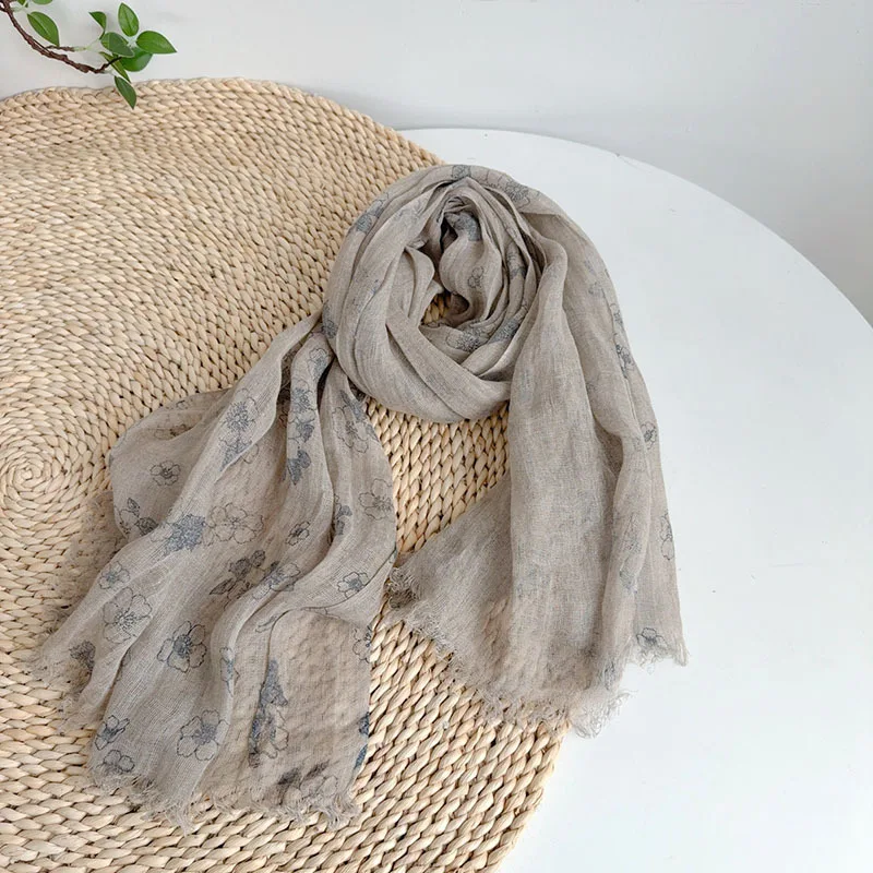 Scarf Women Summer Linen Long Sun Protection Neck Wrap Shawl Breathable Accessory For Beach Spring Autumn Luxury
Scarf Women Summer Linen Long Sun Protection Neck Wrap Shawl Breathable Accessory For Beach Spring Autumn Luxury