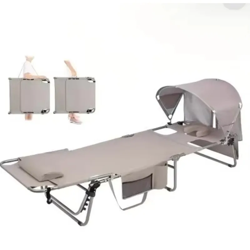 Beach Tanning Sun Chair with Canopy Poolside Camping Lawn Chair for Reading & Sunbathing
Beach Tanning Sun Chair with Canopy Poolside Camping Lawn Chair for Reading & Sunbathing