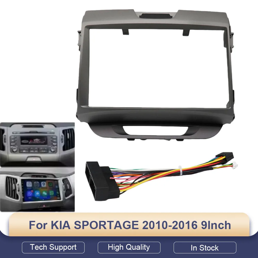 For KIA Sportage 2010-2016 Double Din 9 Inch Car Radio Fascia Stereo GPS DVD Player Dash Mount Trim Frame
For KIA Sportage 2010-2016 Double Din 9 Inch Car Radio Fascia Stereo GPS DVD Player Dash Mount Trim Frame