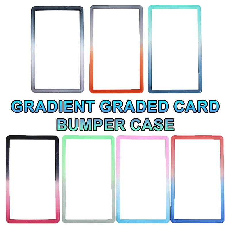 Gradient TPU Silicone Protective Bumper Case 35PT Graded Card Slab Display Holder Shockproof Card Storage Sports Trading Cards
Gradient TPU Silicone Protective Bumper Case 35PT Graded Card Slab Display Holder Shockproof Card Storage Sports Trading Cards