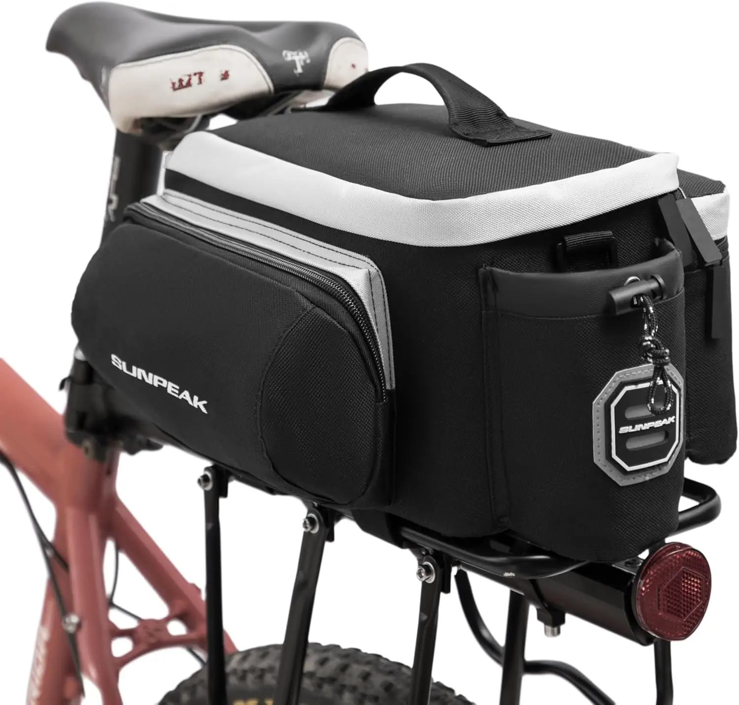 Задняя сумка на багажник для велосипеда, водонепроницаемая седельная сумка на 12 л с отражателем и плечевым ремнем для езды на горном велосипеде, поездок на работу
Задняя сумка на багажник для велосипеда, водонепроницаемая седельная сумка на 12 л с отражателем и плечевым ремнем для езды на горном велосипеде, поездок на работу