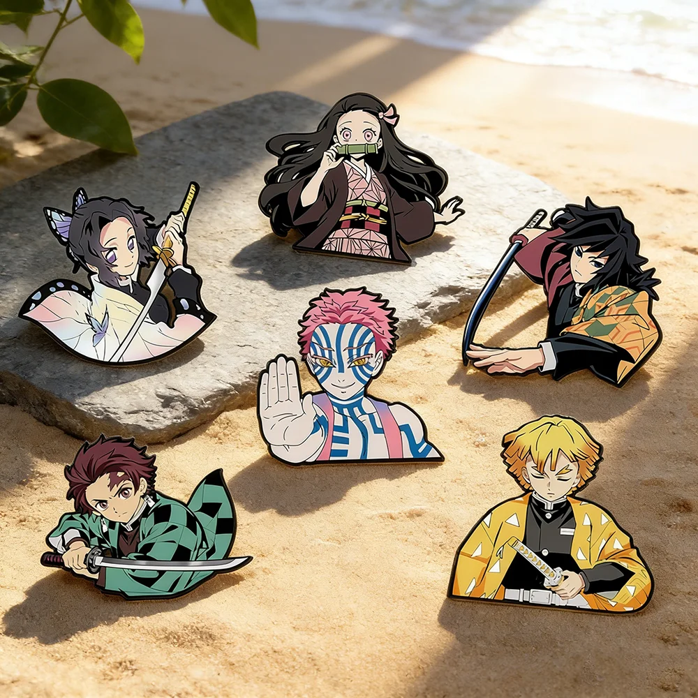 6 Pcs Nezuko & Tanjirou Enamel Pins Cartoon Brooch Creative Metal Badges Jewelry for Clothing And Backpack Accessories Gift
6 Pcs Nezuko & Tanjirou Enamel Pins Cartoon Brooch Creative Metal Badges Jewelry for Clothing And Backpack Accessories Gift