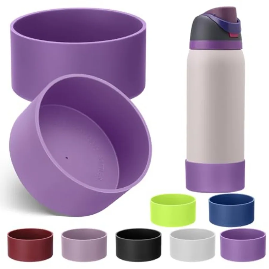 2PCS Silicone Boot for Owala Water Bottle, Anti-Slip Protective Sleeve Bottom Bumper Protector for FreeSip Stainless Steel Wate
2PCS Silicone Boot for Owala Water Bottle, Anti-Slip Protective Sleeve Bottom Bumper Protector for FreeSip Stainless Steel Wate