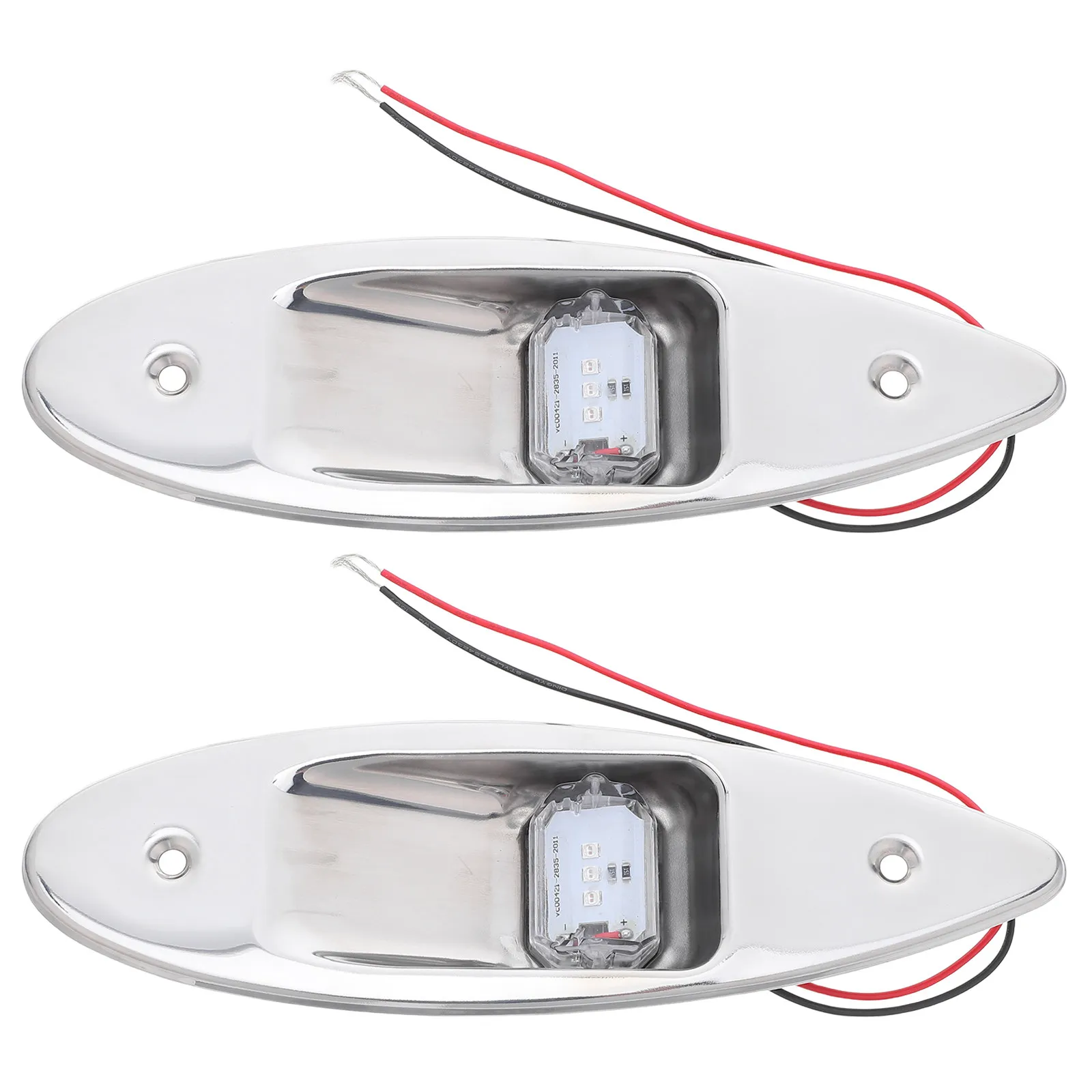 2Pcs Flush Mount Navigation Lights Marine Signal Stainless Steel Red Green LED Boat Side Marker Lights for Kayak Yacht Pontoon
2Pcs Flush Mount Navigation Lights Marine Signal Stainless Steel Red Green LED Boat Side Marker Lights for Kayak Yacht Pontoon