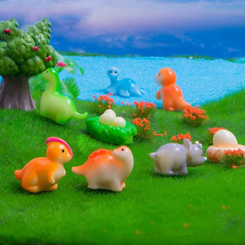 8pc Figurines Miniatures Cute Cartoon Mini Dinosaur Micro Landscape Ornaments For Home Decorations Room Decor Garden Accessories
8pc Figurines Miniatures Cute Cartoon Mini Dinosaur Micro Landscape Ornaments For Home Decorations Room Decor Garden Accessories