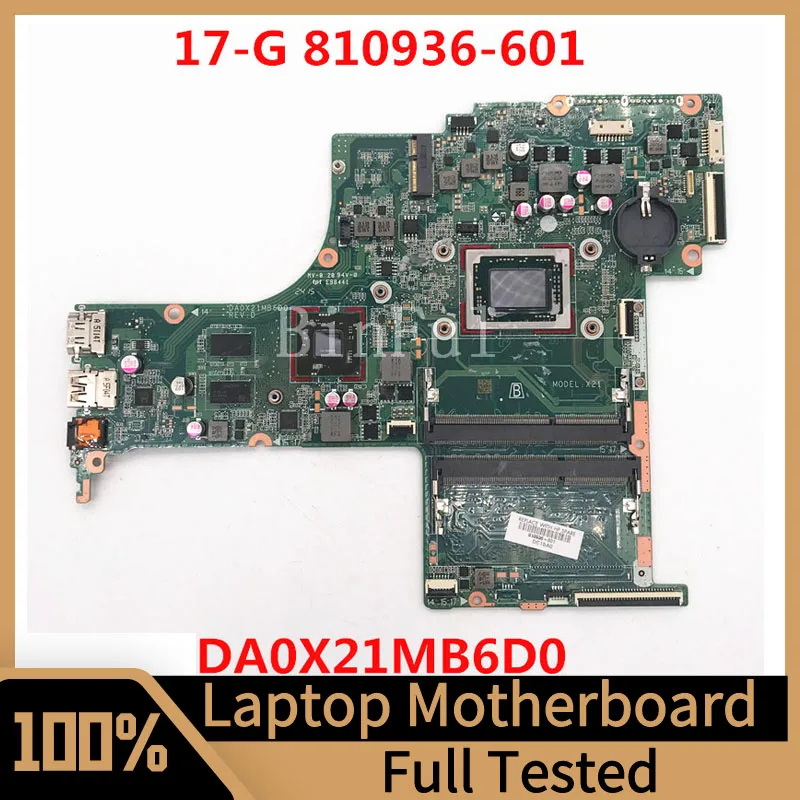 Материнская плата 810936-601 810936-501 810936-001 для ноутбука HP Pavilion 17-G, материнская плата DA0X21MB6D0 100%, полностью протестирована, работает хорошо
Материнская плата 810936-601 810936-501 810936-001 для ноутбука HP Pavilion 17-G, материнская плата DA0X21MB6D0 100%, полностью протестирована, работает хорошо