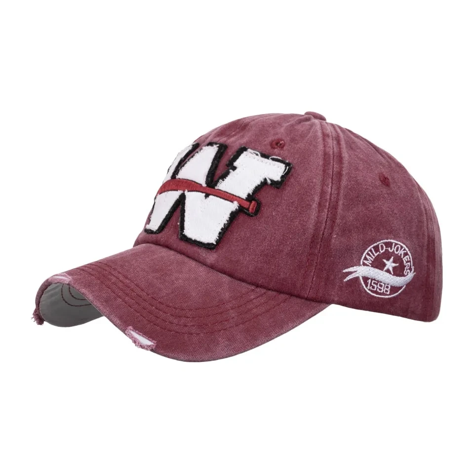 Women Men Baseball Cap Vintage Distressed Broken Holes Hop Cap Letter Snapback Duck Tongue Hat Summer screen Hat
Women Men Baseball Cap Vintage Distressed Broken Holes Hop Cap Letter Snapback Duck Tongue Hat Summer screen Hat