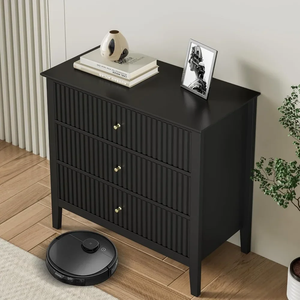 3 Drawer Dresser Set of 2 - Fluted Chest with Storage - Modern Painted 30-inch Tall Nightstand for Bedroom & Living Room
3 Drawer Dresser Set of 2 - Fluted Chest with Storage - Modern Painted 30-inch Tall Nightstand for Bedroom & Living Room