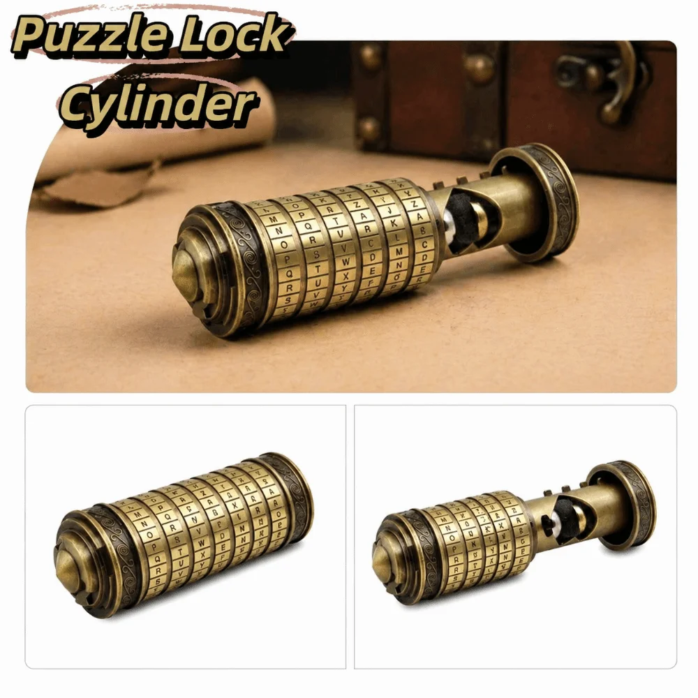 Exquisitely Crafted Cipher Puzzle Lock Tube Smooth Surface Solid Durable Creative Puzzle Lock Premium Safe Material
Exquisitely Crafted Cipher Puzzle Lock Tube Smooth Surface Solid Durable Creative Puzzle Lock Premium Safe Material
