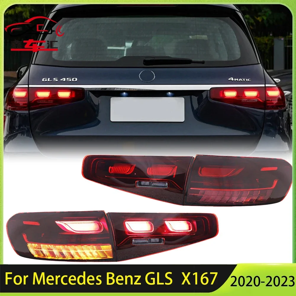 Taillights for Mercedes Benz GLS X167 2020-2024 Upgrade and Retrofit Tail light Rear Fog Lamp + Brake Light + Reverse Light
Taillights for Mercedes Benz GLS X167 2020-2024 Upgrade and Retrofit Tail light Rear Fog Lamp + Brake Light + Reverse Light