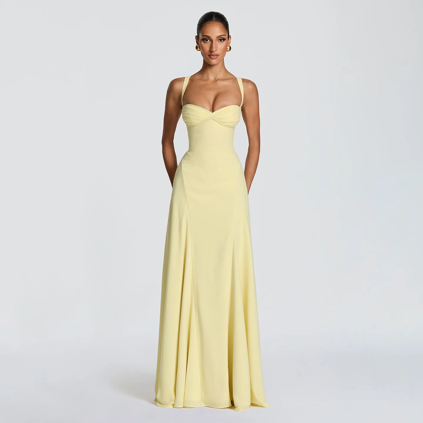 2026 Summer New Women's Solid Color V-Neck Sleeveless Slim-Fit Elegant Strap Dress
2026 Summer New Women's Solid Color V-Neck Sleeveless Slim-Fit Elegant Strap Dress