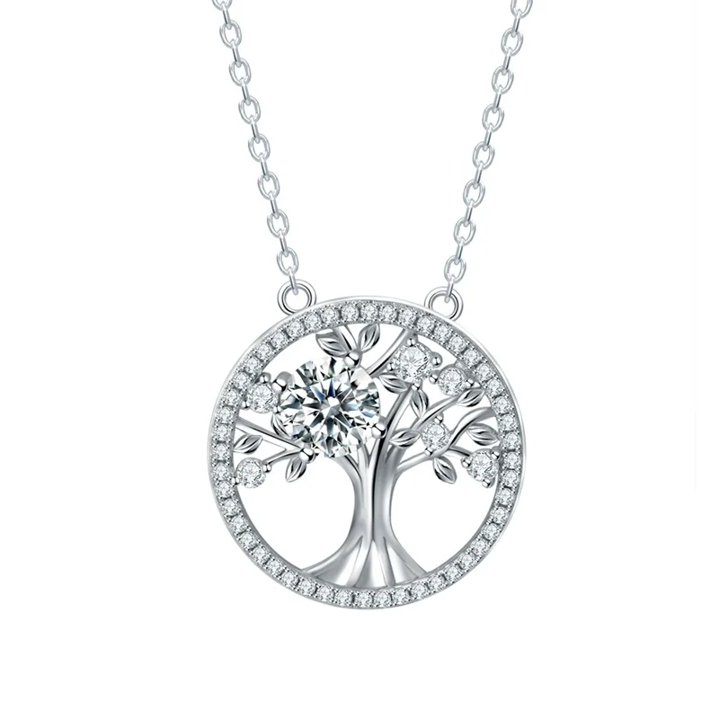 ZFSILVER Fashion Trendy Classic s925 Silver Moissanite Life Tree Necklace Charms Women Accessories Party Jewelry Gifts 655232326
ZFSILVER Fashion Trendy Classic s925 Silver Moissanite Life Tree Necklace Charms Women Accessories Party Jewelry Gifts 655232326