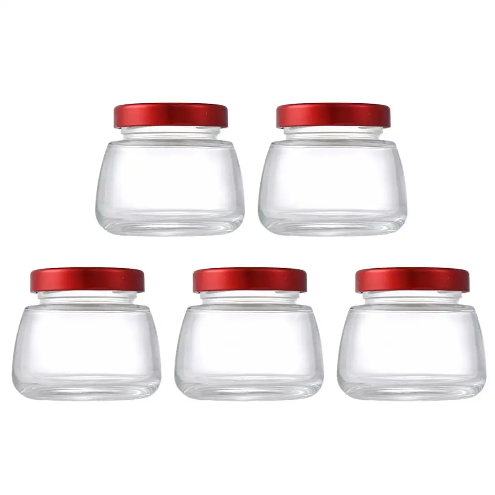 5 Pcs Jars with Lids Glass Airtight Bottle Empty Bottles Sealed Storage Container
5 Pcs Jars with Lids Glass Airtight Bottle Empty Bottles Sealed Storage Container