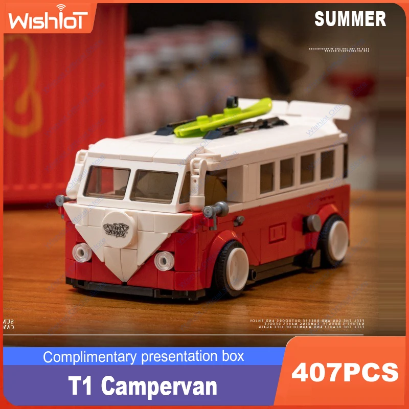 New PB8807 T1 Campervan 407pcs Car Building Blocks Vehicle Model With Container Box Bricks Toys for Kid Gifts
New PB8807 T1 Campervan 407pcs Car Building Blocks Vehicle Model With Container Box Bricks Toys for Kid Gifts