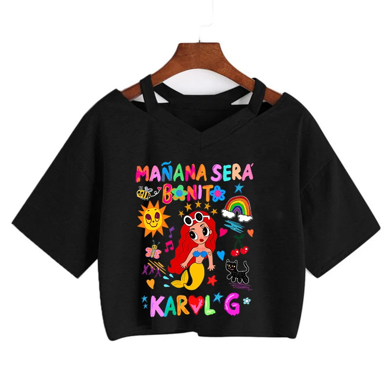 Женские укороченные топы Karol G Heart Manana Sera Bonito, укороченная футболка Tomorrow Will Be Nice, забавная женская футболка Y2k
Женские укороченные топы Karol G Heart Manana Sera Bonito, укороченная футболка Tomorrow Will Be Nice, забавная женская футболка Y2k