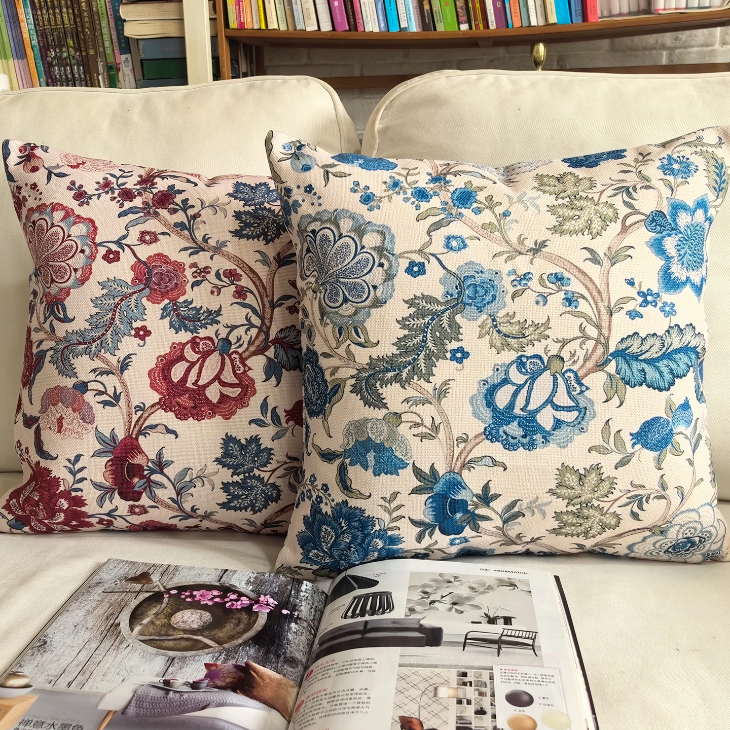 Retro Floral Print Square Pillowcase PP Cotton Home Living Room Bedside Decorative Cushion Cover French Style Mixed Fabric
Retro Floral Print Square Pillowcase PP Cotton Home Living Room Bedside Decorative Cushion Cover French Style Mixed Fabric