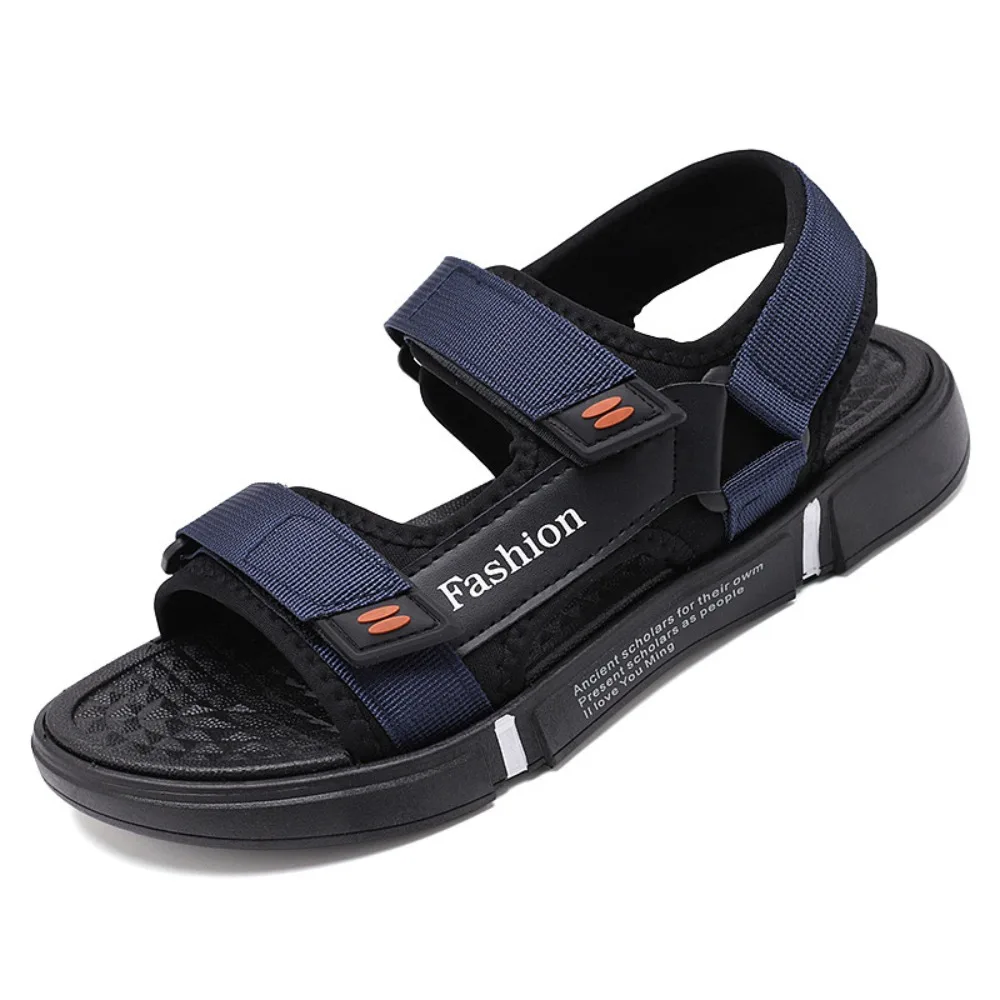 Simple Peep Toe Sandals Shoes Men Thick Soled Anti Slip Male Slides Sandals Letter Beachwear Ankle Buckles Slippers Boys
Simple Peep Toe Sandals Shoes Men Thick Soled Anti Slip Male Slides Sandals Letter Beachwear Ankle Buckles Slippers Boys