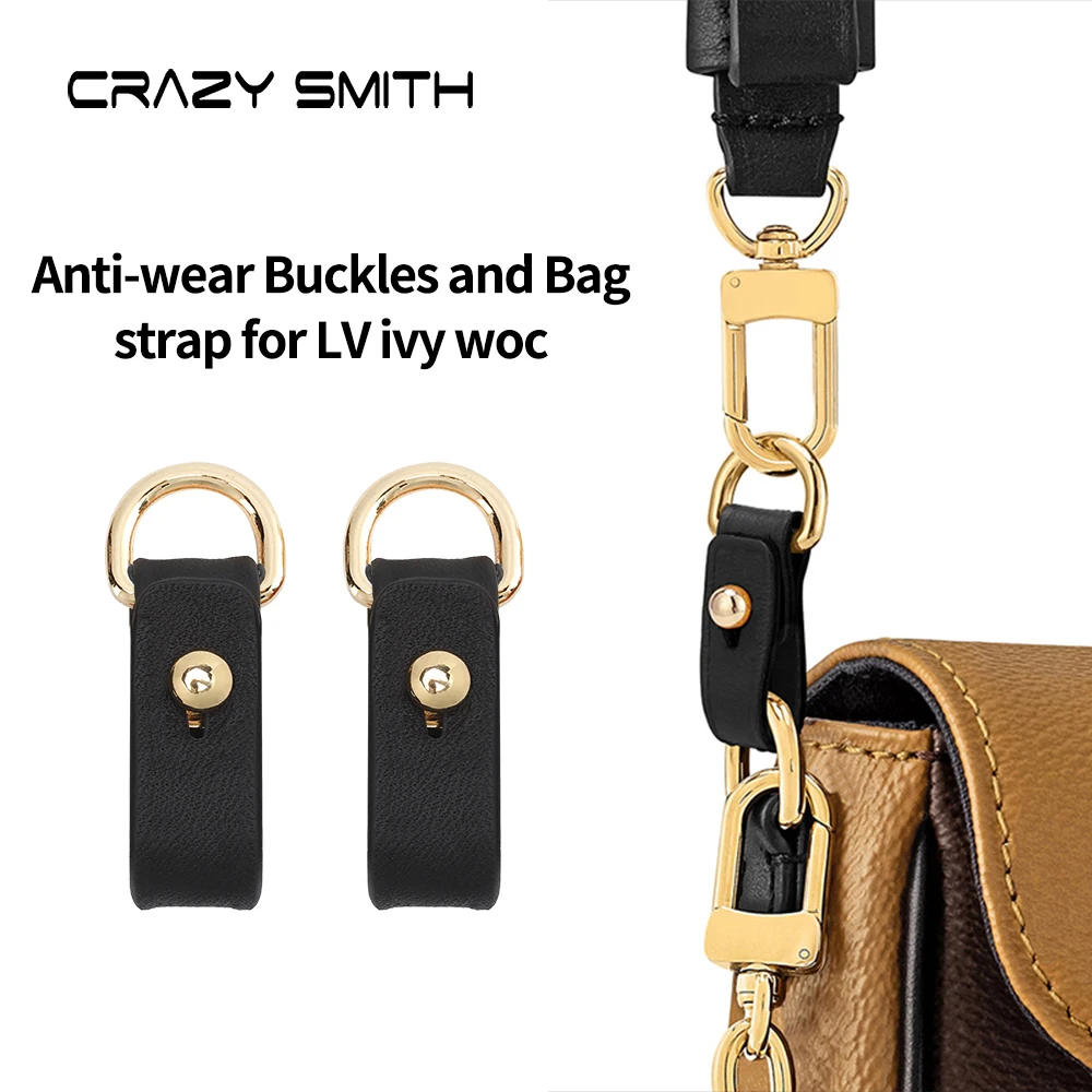 CRAZYSMITH Leather Anti-wear Buckle for LV Ivy Woc Bag Shoulder Strap Set Handbag Replacement Crossbody Strap
CRAZYSMITH Leather Anti-wear Buckle for LV Ivy Woc Bag Shoulder Strap Set Handbag Replacement Crossbody Strap
