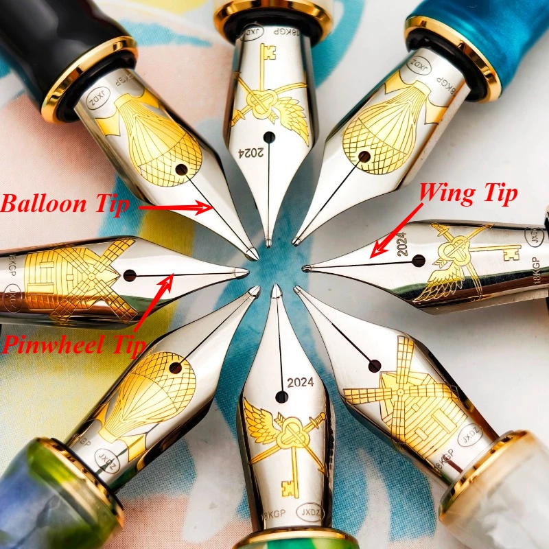 Jinhao Acrylic Resin Fountain Pens Hand Pushed F 0.5mm Nib Calligraphy Pen Office Businesss Students Luxury Office & Gift Choice
Jinhao Acrylic Resin Fountain Pens Hand Pushed F 0.5mm Nib Calligraphy Pen Office Businesss Students Luxury Office & Gift Choice