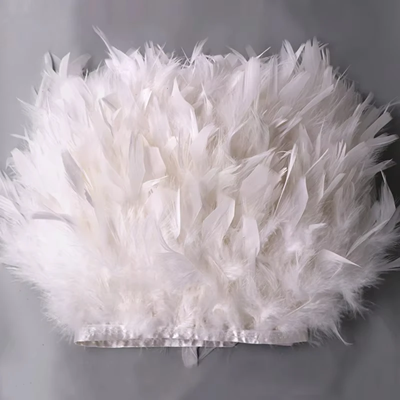 1M White Turkey Marabou Feathers Trim Ribbon Natural Feather for DIY Crafts Wedding Party Sewing Christmas Decoration
1M White Turkey Marabou Feathers Trim Ribbon Natural Feather for DIY Crafts Wedding Party Sewing Christmas Decoration