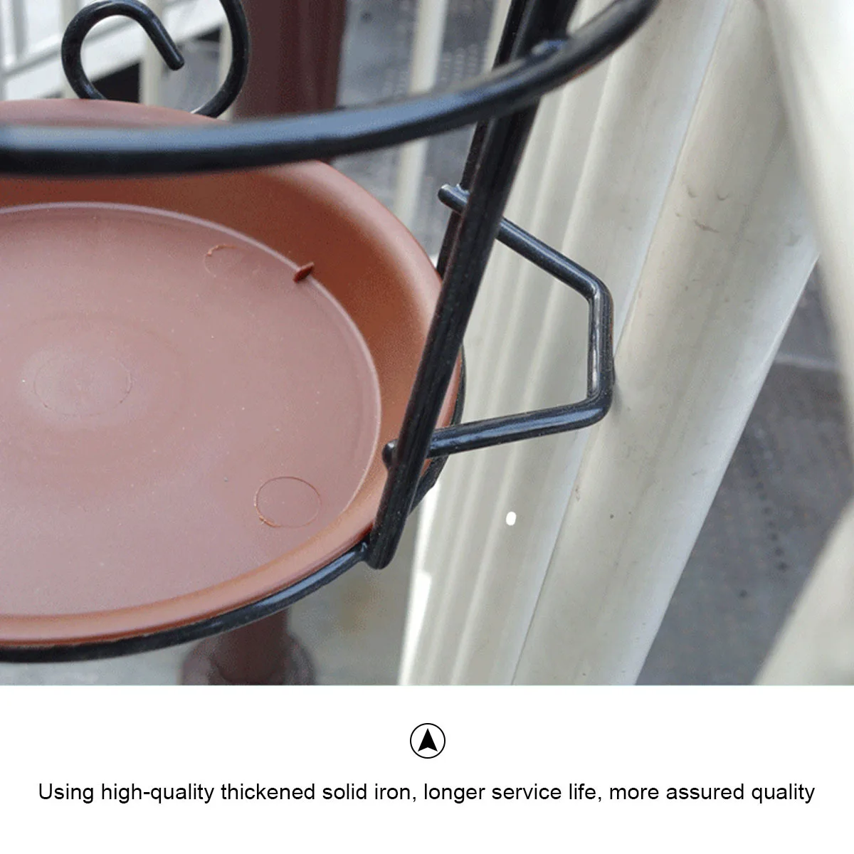 1Pcs Balcony Fence Flower Stand European Style Iron Art Basket Rust-Resistant Suspended Basket Flower Holder for Home Cafe
1Pcs Balcony Fence Flower Stand European Style Iron Art Basket Rust-Resistant Suspended Basket Flower Holder for Home Cafe