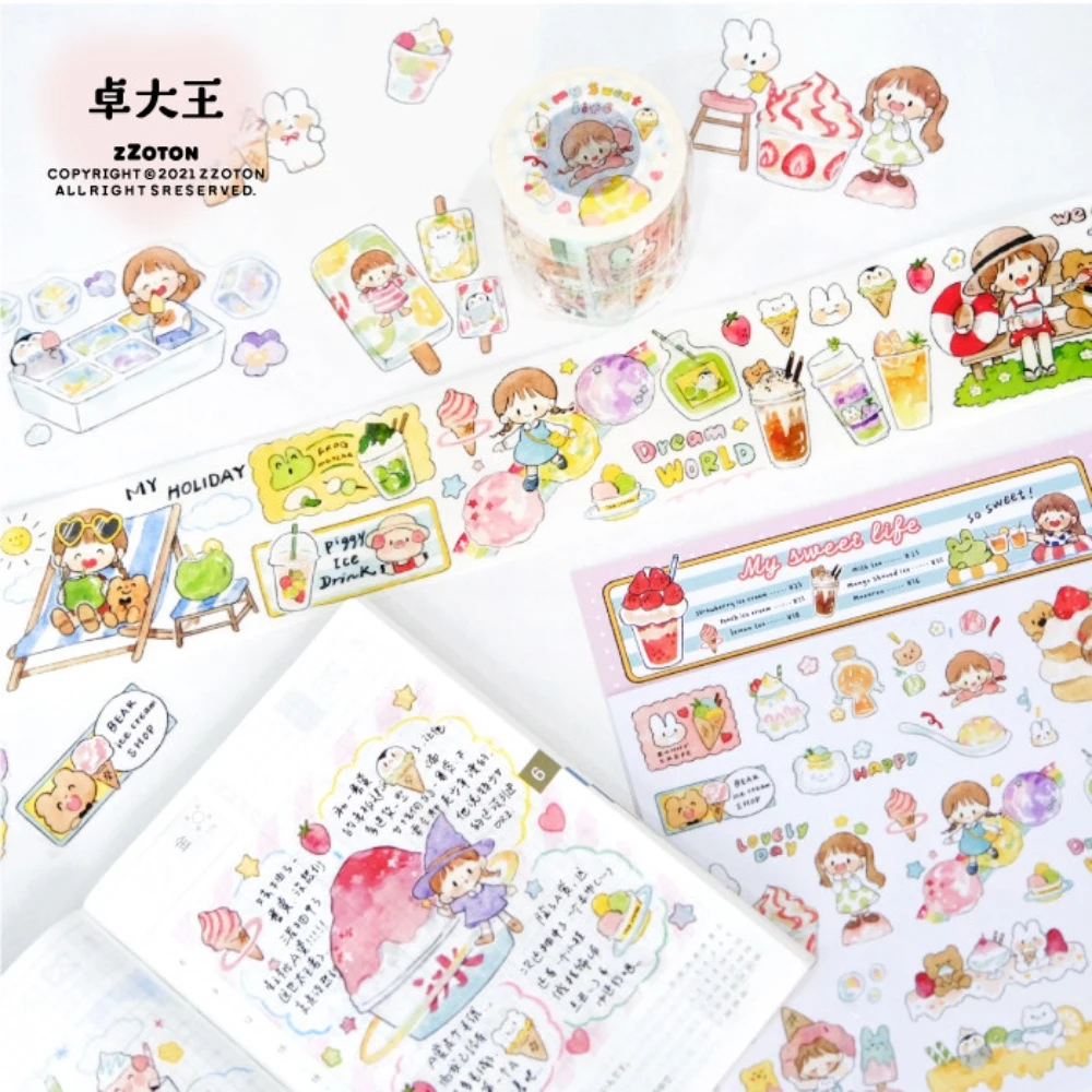 Zhuo Dawang New Arrival Daily Text Original Washi Tape Split Sample Stationery Sticker For Journal Scrapbooking DIY
Zhuo Dawang New Arrival Daily Text Original Washi Tape Split Sample Stationery Sticker For Journal Scrapbooking DIY