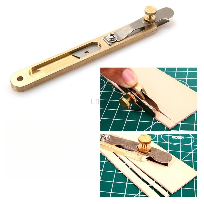 Adjustable Corrosion Resistant Brass Positioning Blade Precision Cutting Tool for Vegetable Tanned Leather Belts DIY Craft
Adjustable Corrosion Resistant Brass Positioning Blade Precision Cutting Tool for Vegetable Tanned Leather Belts DIY Craft