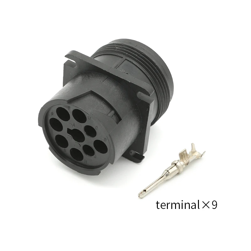 HD10-9-1939P Dechi type connector diagnostic interface waterproof connector 9pin male headband flange
HD10-9-1939P Dechi type connector diagnostic interface waterproof connector 9pin male headband flange