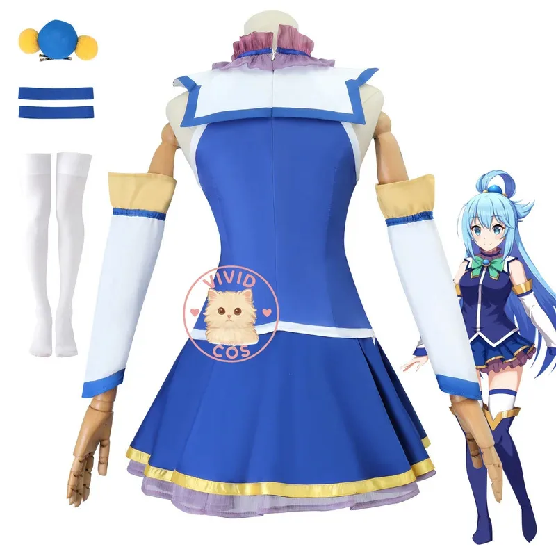 KonoSuba: Благословения в этом чудесном мире Аква Хэллоуин Косплей Полный набор ролевых игр в качестве платья;f'6,c;7.y;
KonoSuba: Благословения в этом чудесном мире Аква Хэллоуин Косплей Полный набор ролевых игр в качестве платья;f'6,c;7.y;