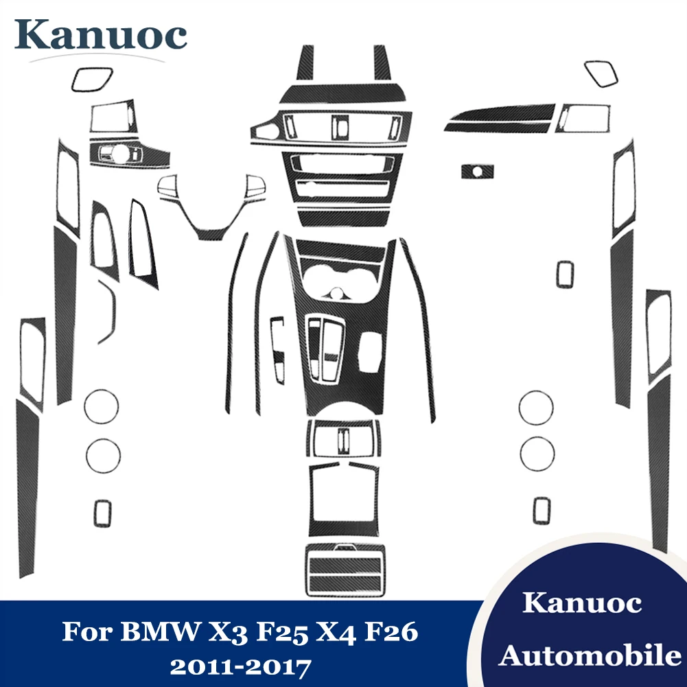For BMW X3 F25 X4 F26 2011 2012 2013 2014 2015 2016 2017 Carbon Fiber Sticker Kit Decoration Cover Trim Car Interior Accessories
For BMW X3 F25 X4 F26 2011 2012 2013 2014 2015 2016 2017 Carbon Fiber Sticker Kit Decoration Cover Trim Car Interior Accessories