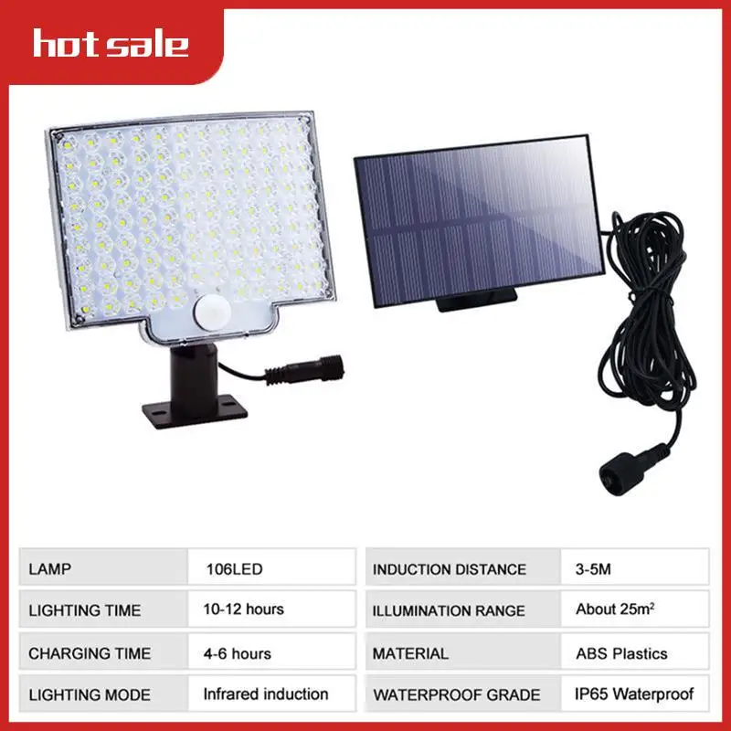 A74P-106 LED 3 Modes Solar Light Street Wall Lamp Sunlight PIR Motion Sensor Waterproof For Fence Street Garden Decor
A74P-106 LED 3 Modes Solar Light Street Wall Lamp Sunlight PIR Motion Sensor Waterproof For Fence Street Garden Decor