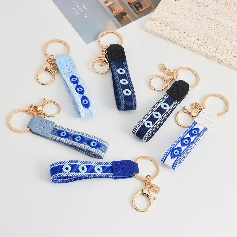 Anti-Lost Devil's Eye Keychain Pu Leather Ethnic Style Embroidery Lanyard Hanging Rope Exquisite Trinket Blue Eye Pendant Girls
Anti-Lost Devil's Eye Keychain Pu Leather Ethnic Style Embroidery Lanyard Hanging Rope Exquisite Trinket Blue Eye Pendant Girls