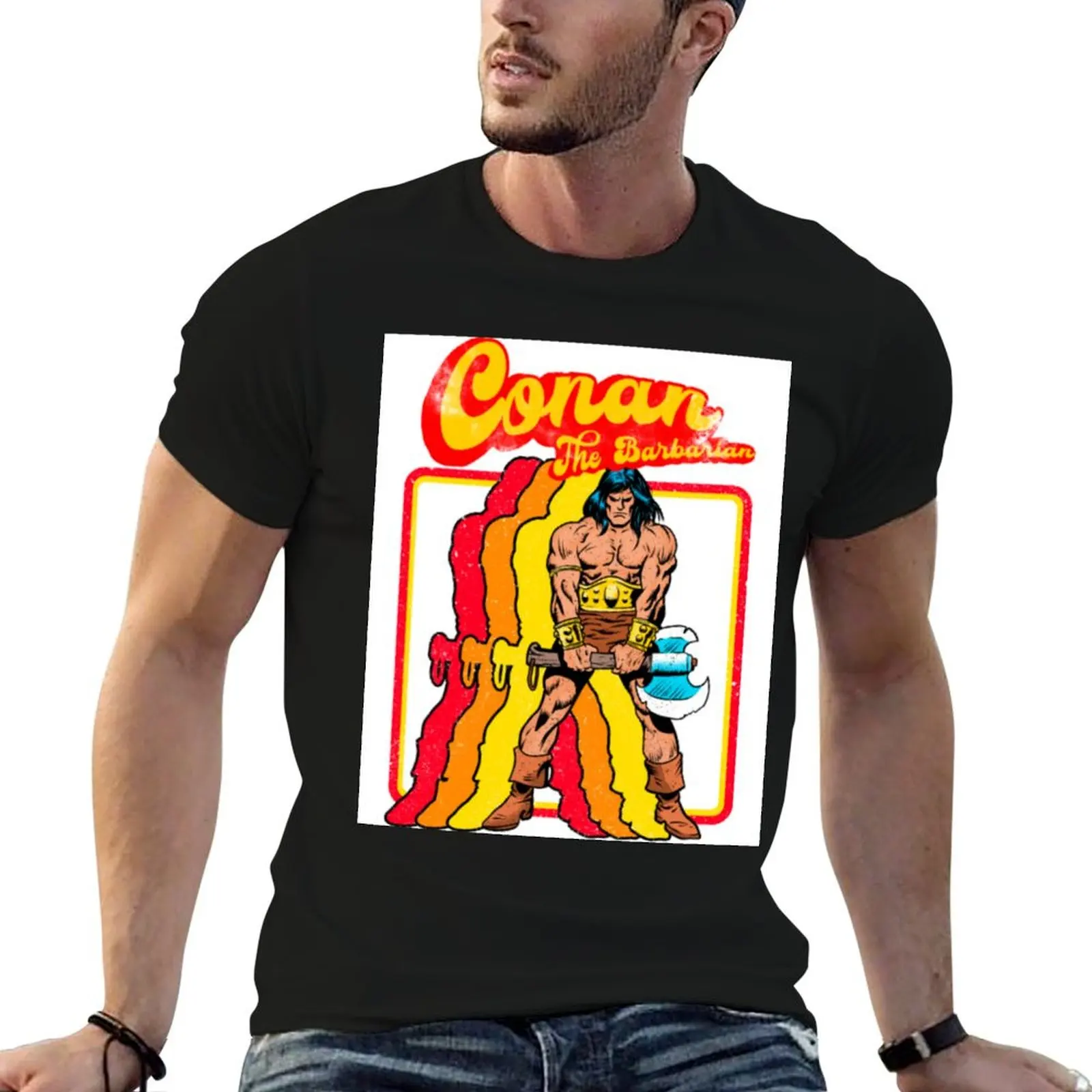Conan T-Shirt customizeds luxury clothing labubu big and tall t shirts for men
Conan T-Shirt customizeds luxury clothing labubu big and tall t shirts for men