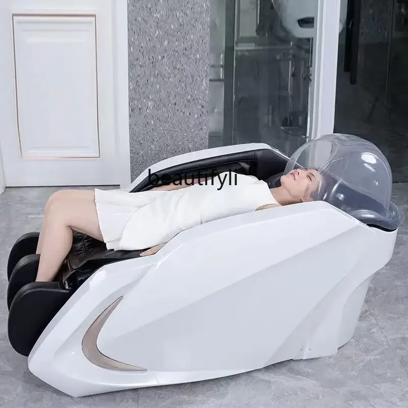 Fumigation Smart Electric Massage Shampoo Bed Barber Shop Head Therapy Flush Bed Thai Massage Bed
Fumigation Smart Electric Massage Shampoo Bed Barber Shop Head Therapy Flush Bed Thai Massage Bed