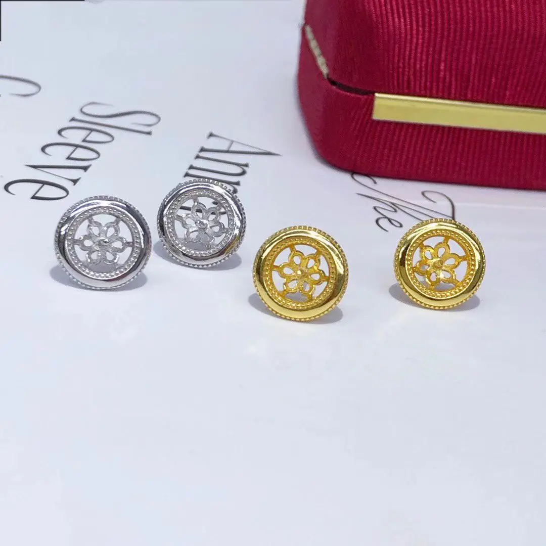 Wholesale S925 Sterling Silver Earrings Mount Findings Settings Base Mounting Parts Accessory for 8-9mm Pearls 5 pairs/lot
Wholesale S925 Sterling Silver Earrings Mount Findings Settings Base Mounting Parts Accessory for 8-9mm Pearls 5 pairs/lot