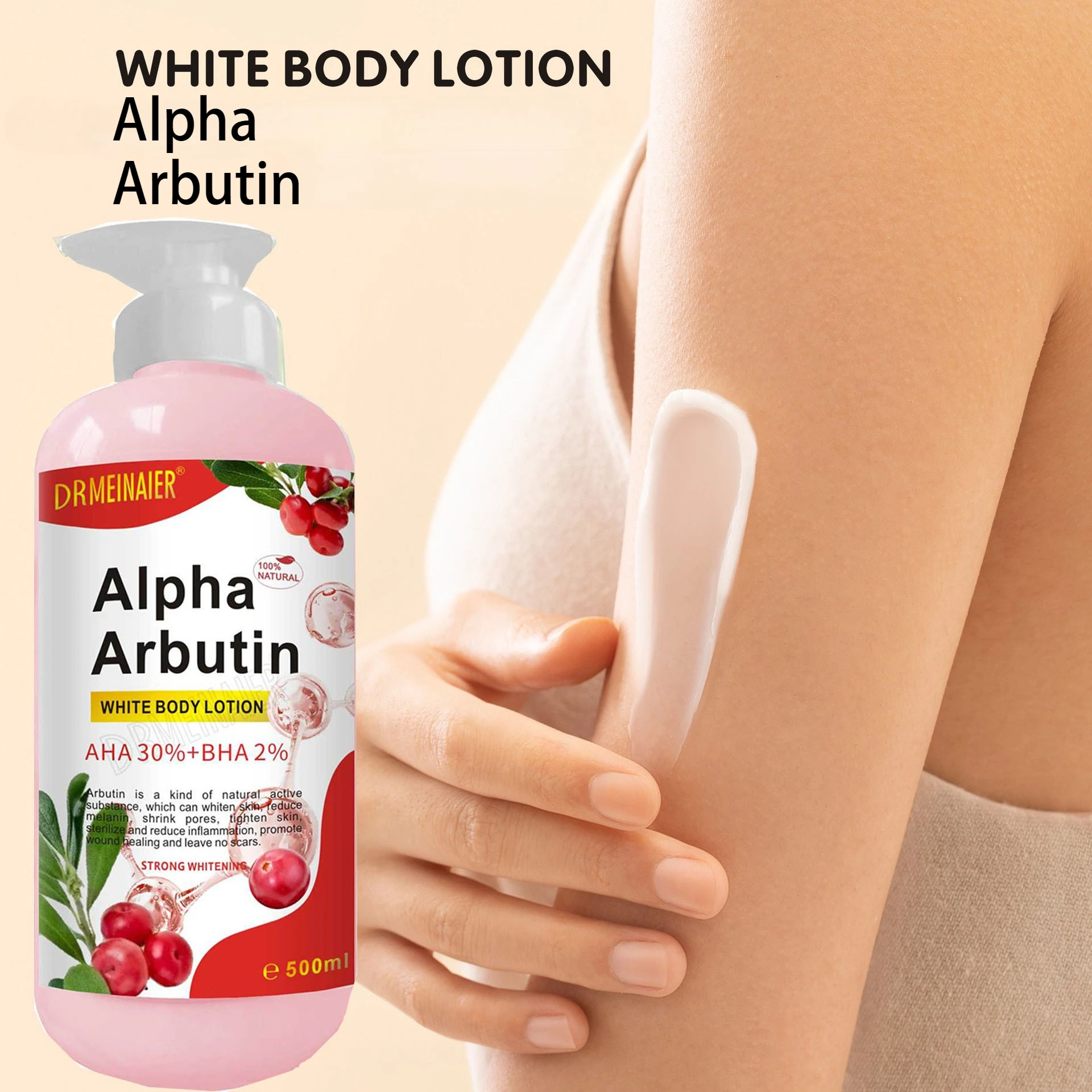 Arbutin Body Lotion Beauty Brightening Moisturizer 500ml Moisturizing and Hydrating shirnk pores tighten skin Skincare
Arbutin Body Lotion Beauty Brightening Moisturizer 500ml Moisturizing and Hydrating shirnk pores tighten skin Skincare