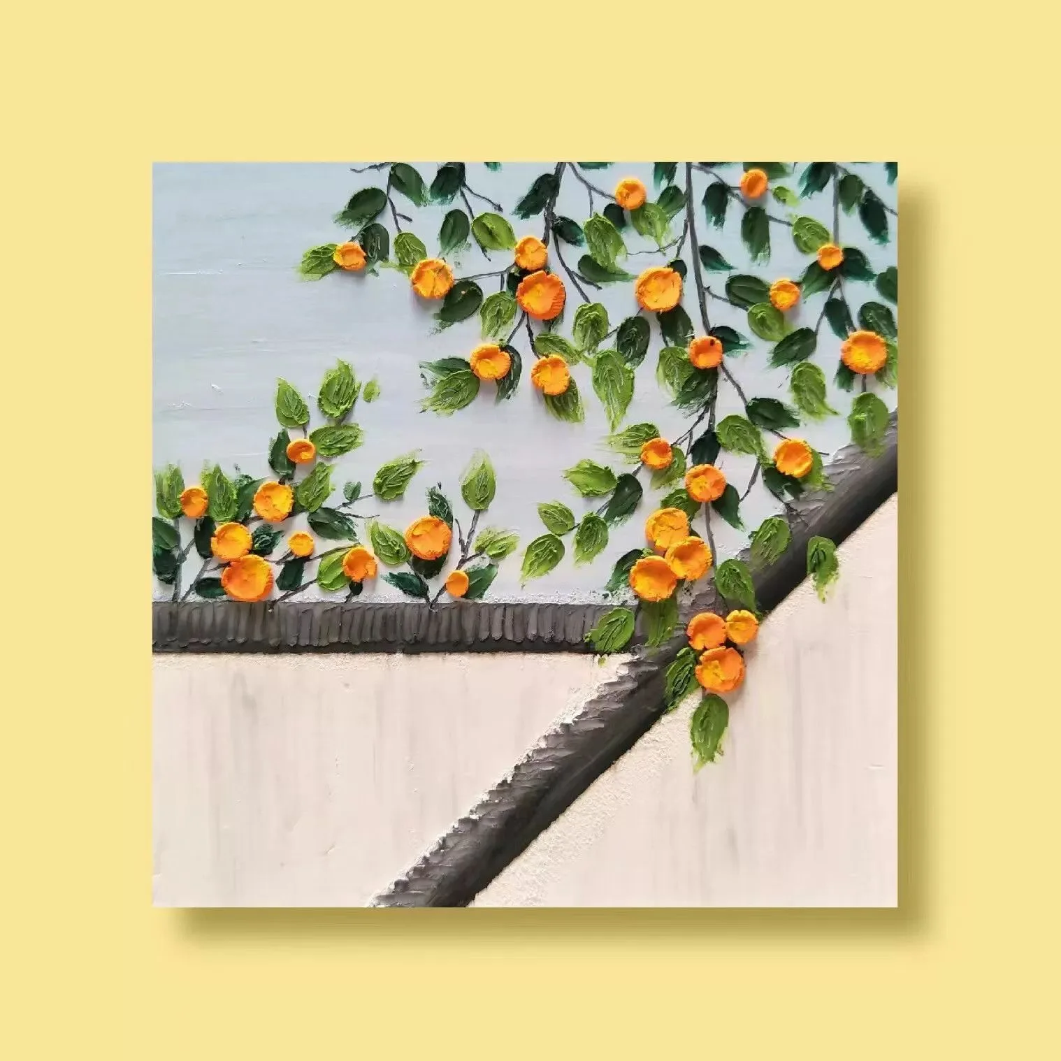 A-0368 Hand-painted oil painting of flowers.
A-0368 Hand-painted oil painting of flowers.